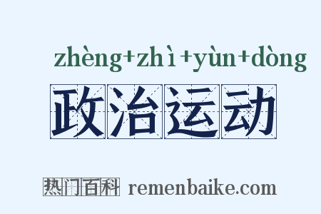 政治运动是什么意思的图片